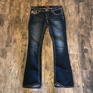 amethyst boot cut jeans